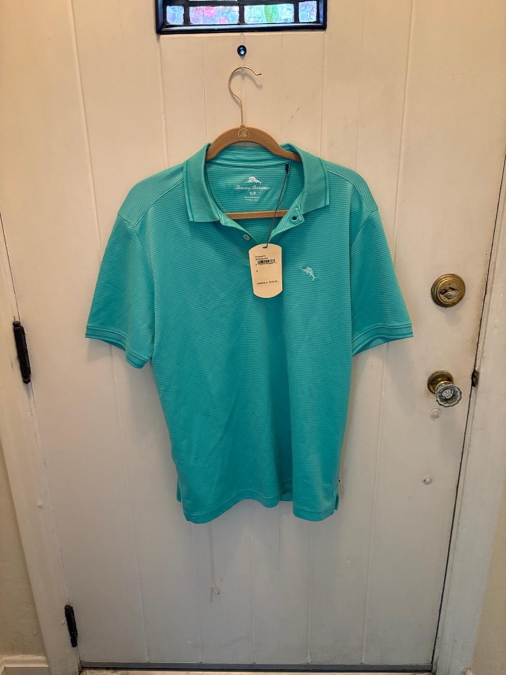 Tommy Bahama Men's Teal Polo Shirt